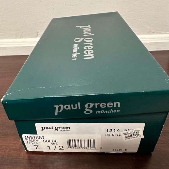 Paul Green EUC Handmade  7,5 US/5 UK/ 38Europe  Suede chukka  Boots Lace up - Picture 15 of 16